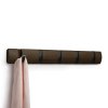 Flip 5 Hook Coat Rack - by Umbra [Walnut/Black]