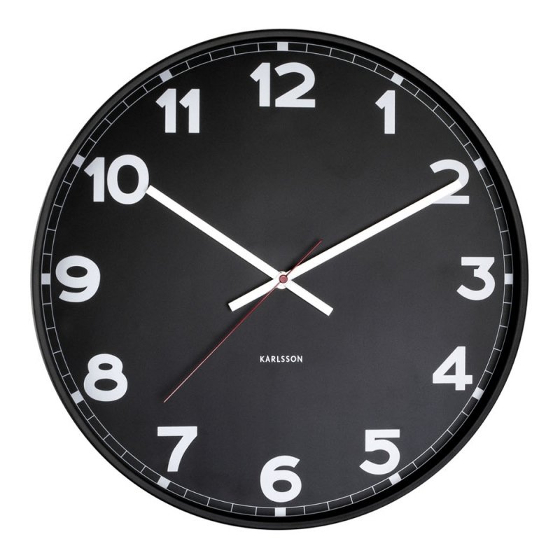 New Classic Wall Clock - Medium - by Karlsson [Black]