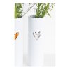 Love Vase Silver Heart - by Rader