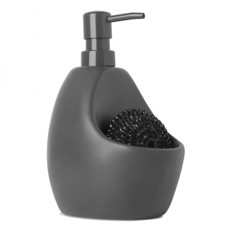 Joey Soap Pump and Scrubby Holder - by Umbra [Charcoal]