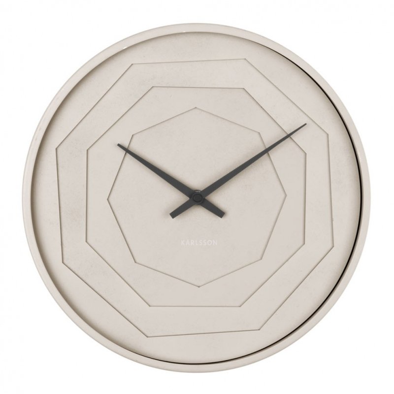 Layered Origami Wall Clock - by Karlsson [Grey]