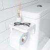 Flex Adhesive Toilet Paper Holder - White - by Umbra