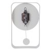 Pendulum Charm Small Clock - White - by Karlsson