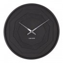 Layered Origami Wall Clock - by Karlsson - Black - A captivating fusion of art and timekeeping