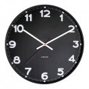 New Classic Wall Clock - Medium - by Karlsson - Black - Elegant Contemporary Design