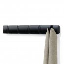 Flip 5 Hook Coat Rack - by Umbra - Black - Stylish modern multi-hook