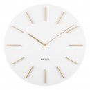 Discreet Wall Clock - White - by Karlsson - Celebrate time with elegance