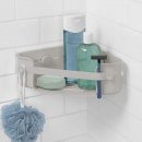 Flex Adhesive Corner Bin - by Umbra - Grey - Clever storage for your shower essentials